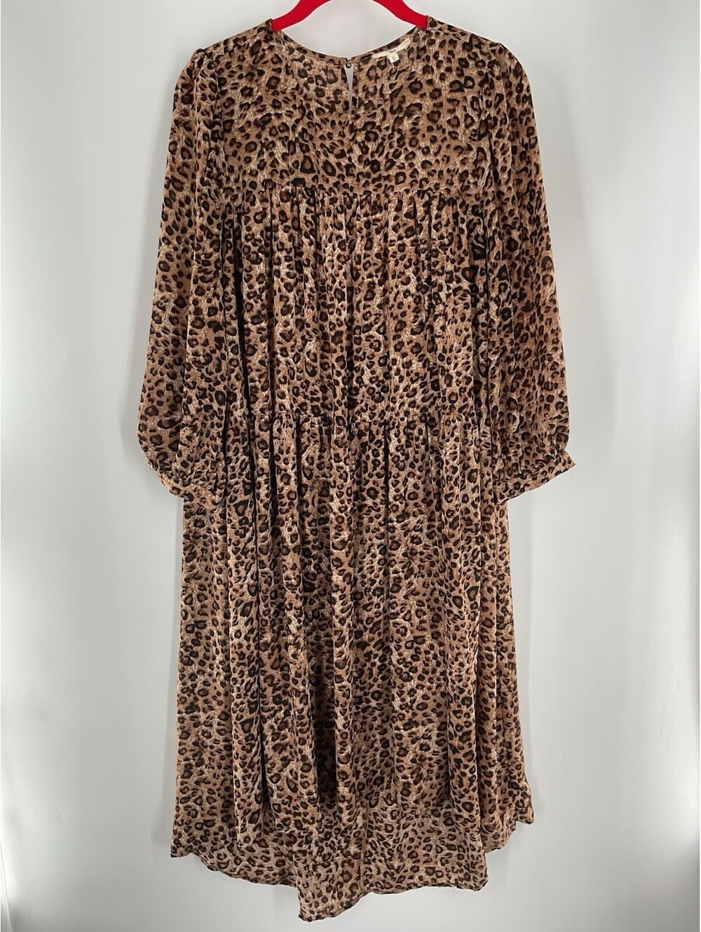 Entro Women’s Leopard Print Dress Size Small Brown 130